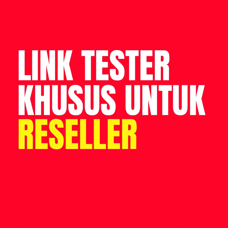 Tester Aroma Perfume (Reseller)