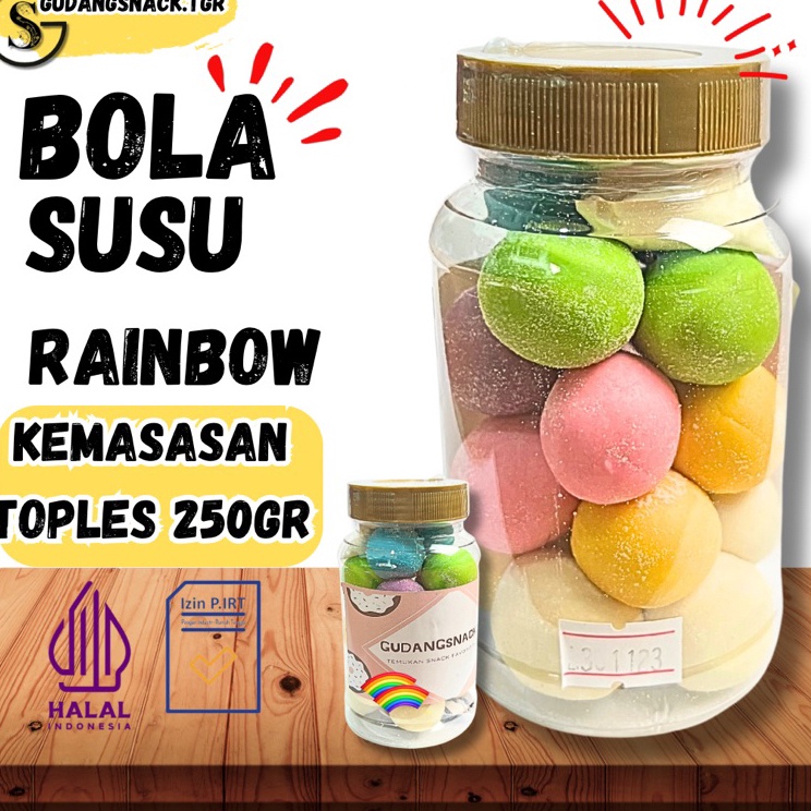 

Barang keren BOLA SUSU PELANGI 250gr