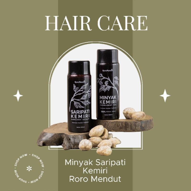 Paket Minyak Saripati Kemiri Roro Mendut