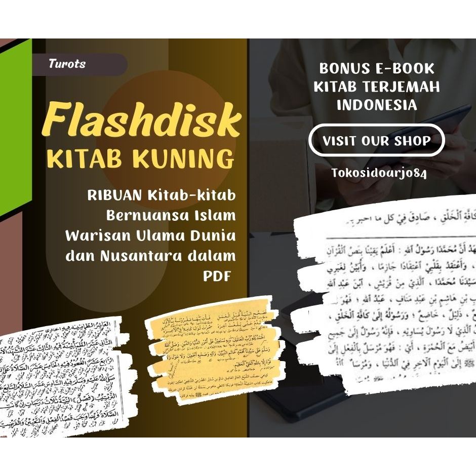 Flashdisk Kitab Kuning Karya Ulama Kitab Turots Kitab Terjemahan Indonesia Pegon 16 GB