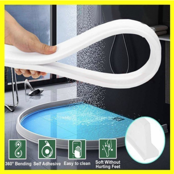 

Unik Water Stopper Karet Penahan Air Banjir Bathroom Wastafel Lantai Toilet - Type L TPE Tanpa Bubble Murah