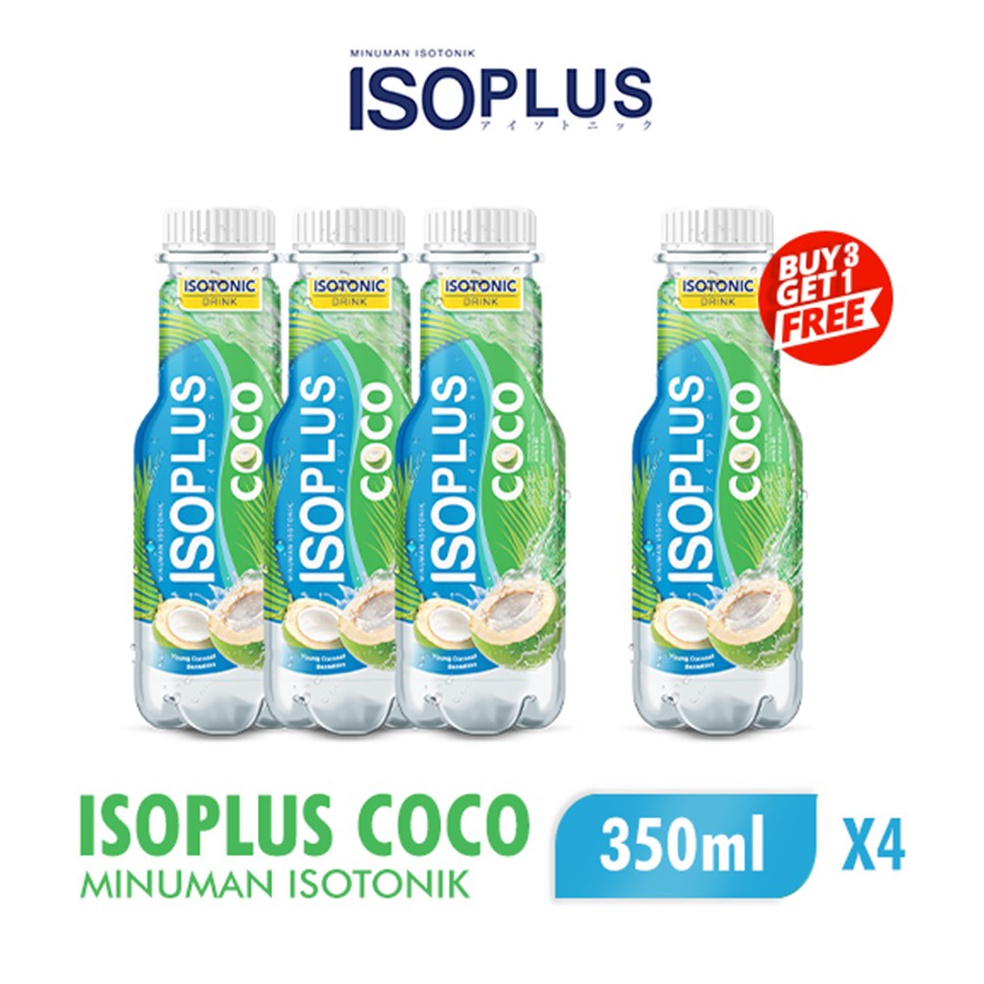 

Silahkan Belanja Isoplus Coco Botol 350 ml x4