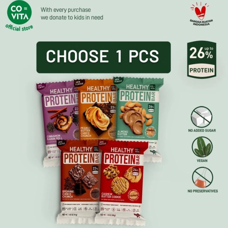 

Paling Laris Covita Healthy Protein Bar 40gr