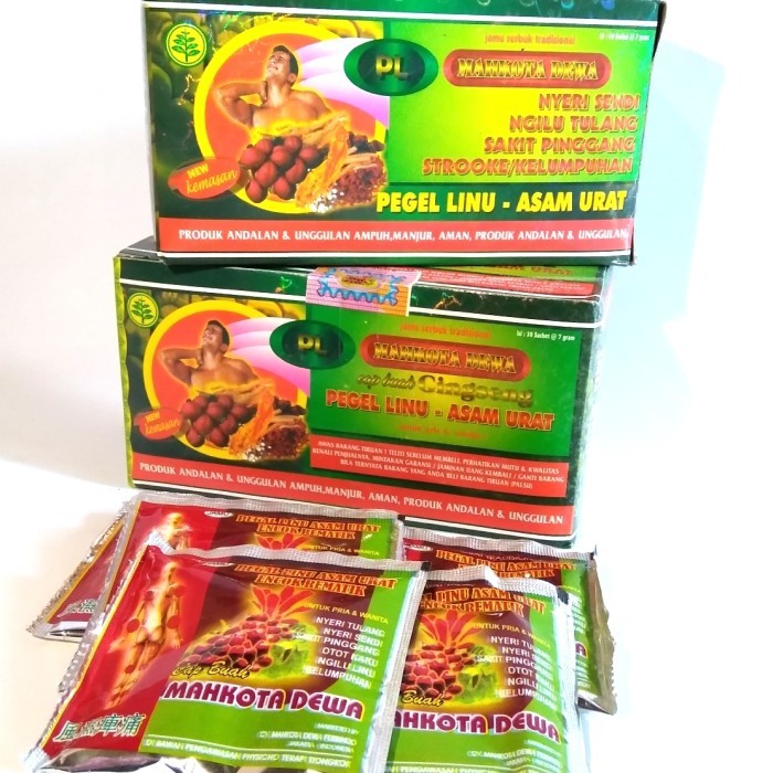 

JAMU MAHKOTA DEWA AU HIJAU ISI 30 SACHET ORIGINAL