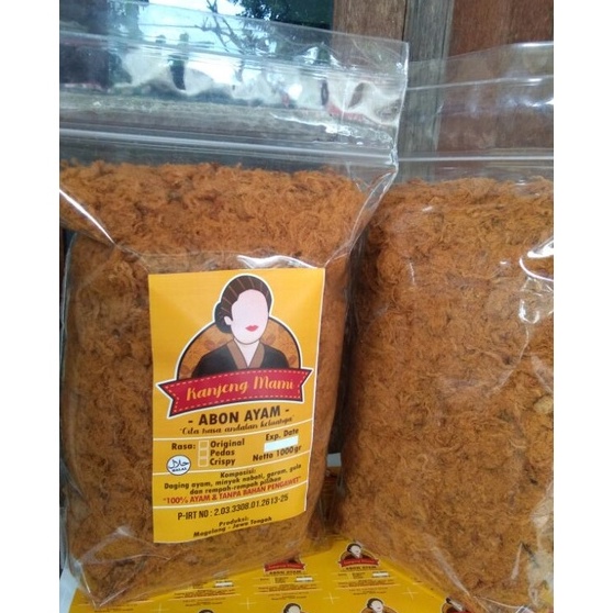 

Buy here Abon Ayam Kanjeng Mami 1kg