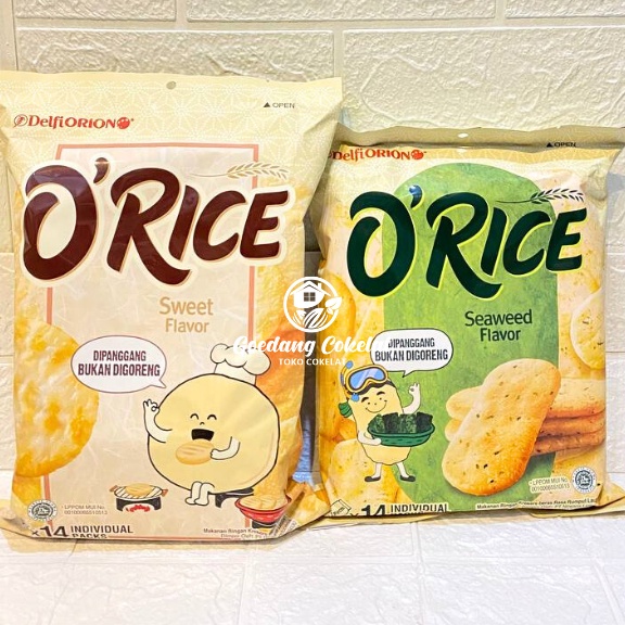 

Sikat abis Delfiorion Delfi Orion O’Rice O Rice Orice Crackers Krekers Beras Sweet Seaweed 151.2gr