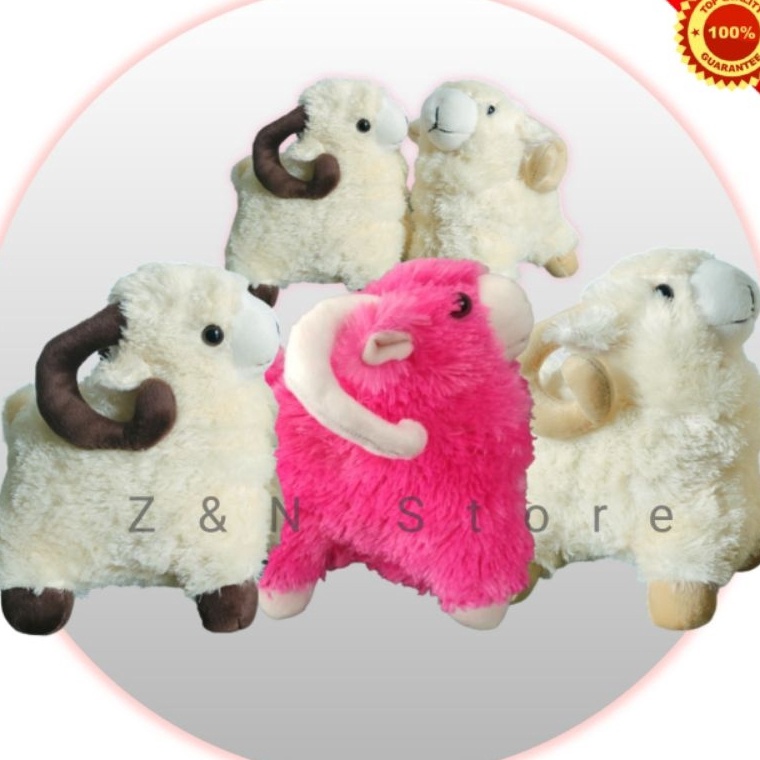¡Djr Boneka Domba Bertanduk Size S 25cm/ Boneka Souvenir / Souvenir Aqiqah Laki-Laki & Perempuan z T