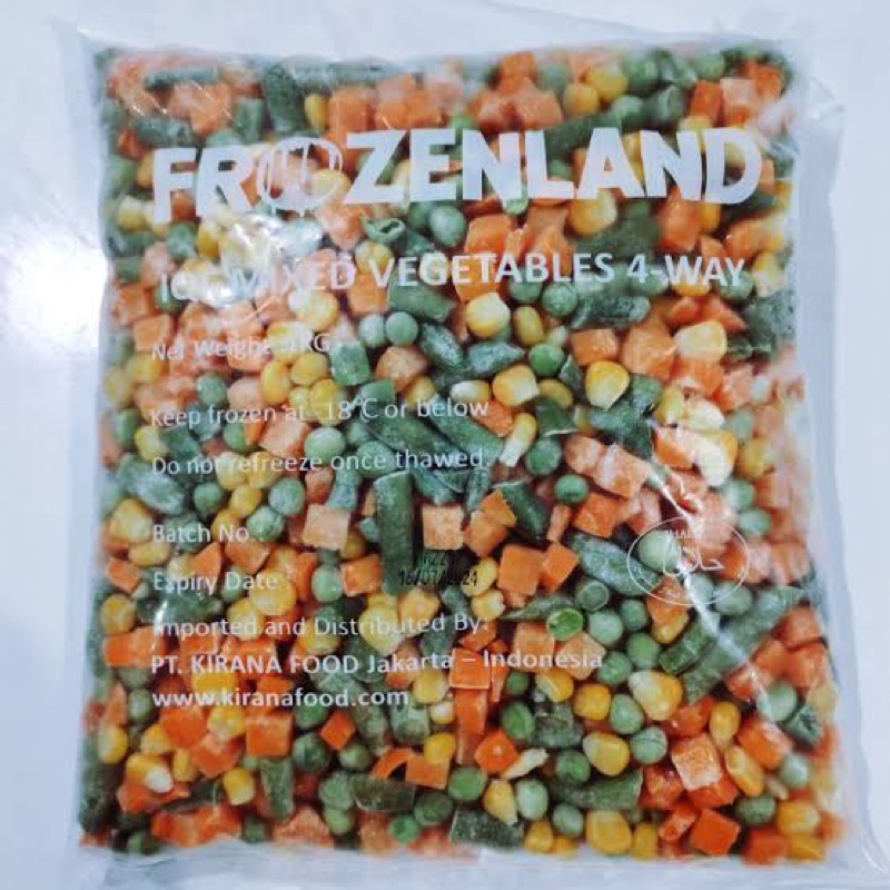 

MIX VEGETABLE FROZEN 1 kg