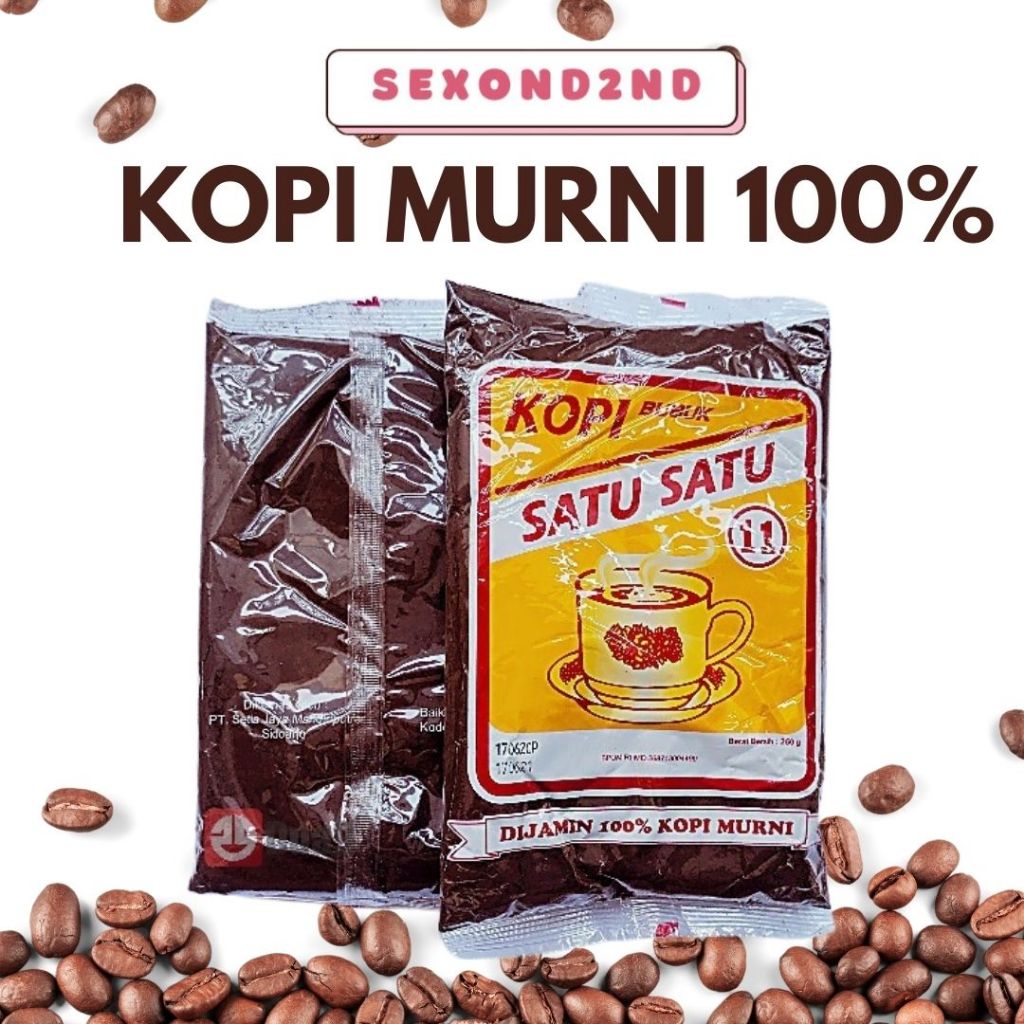 

Kopi Bubuk Satu satu Murni 100% 250gram