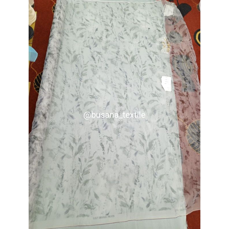 kain organza print || harga per setengah mtr