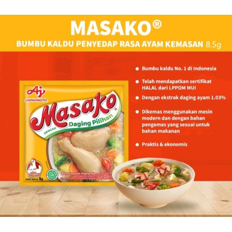 

masako penyedap rasa ayam masako bubuk kaldu ayam