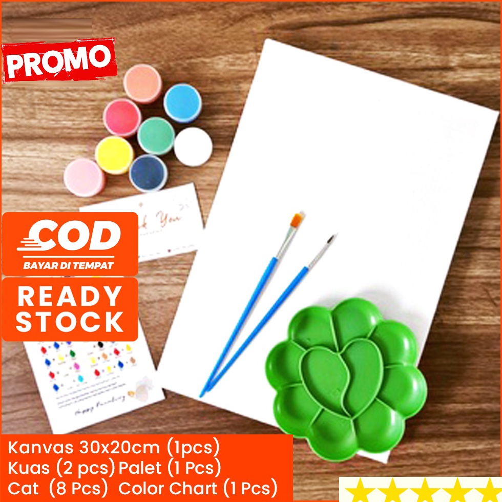 

Harga termurah Paket Alat Lukis Lengkap 1 Set KANVAS WS8
