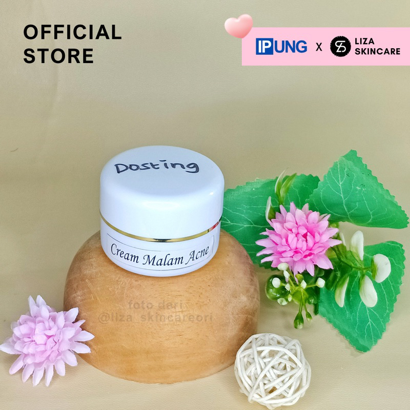 Cream Malam Acne Dosting IP Skincare / IPUNG
