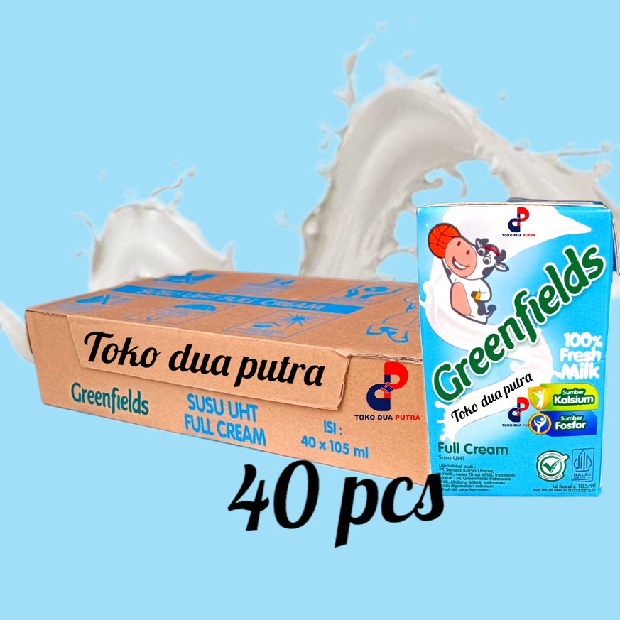 

⚡Cuci gudang⭐ Susu Greenfields 105 ml (1 dus X 40 psc) / greenfields 105 ml x 40 pcs