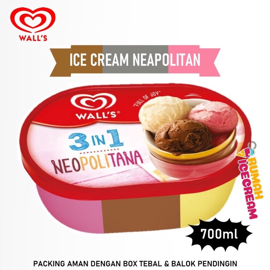 

❄️ READY STOK ❄️ Ice Cream Wall's 700Ml