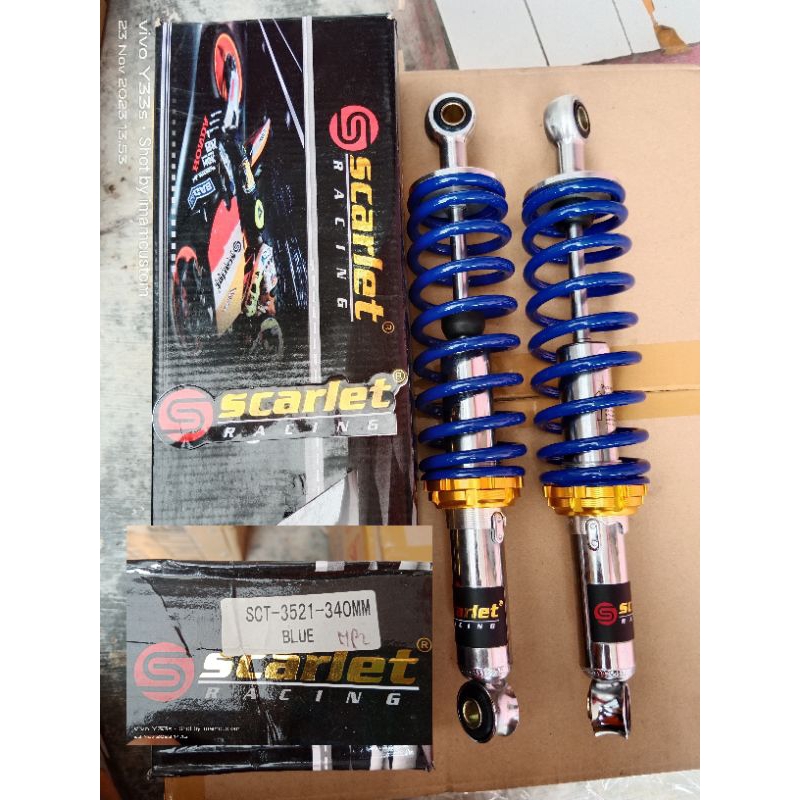 shock shockbreaker SCARLET uk 340mm