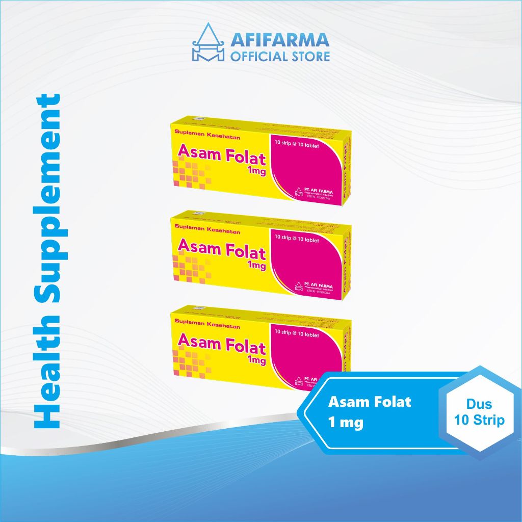 ASAM FOLAT 1000 mcg - Suplemen untuk Program Hamil dan Ibu Hamil