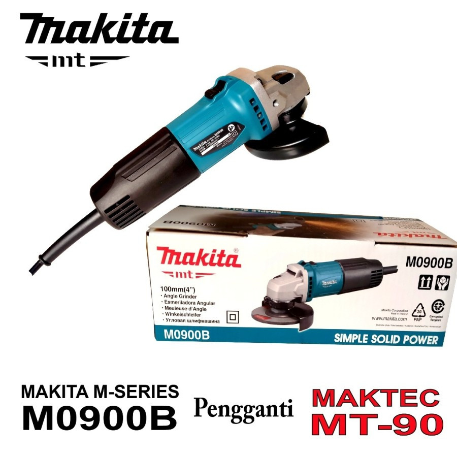 Gerinda Tangan MAKTEC MT90 / Mesin Gerinda Maktec MT 90 - Angle Grinder Maktec MT-90