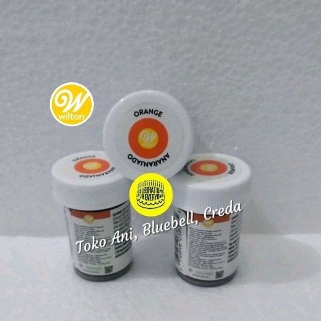 

Wilton icing color orange , botol 1 oz / Pewarna makanan, icing ori Wilton : orange , kemasan 1 oz ( 04-0-0032 )