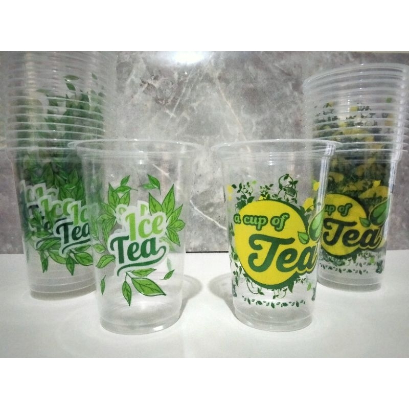 GELAS CUP ICE TEA & OF TEA STARINDO 16OZ ISI 50PCS