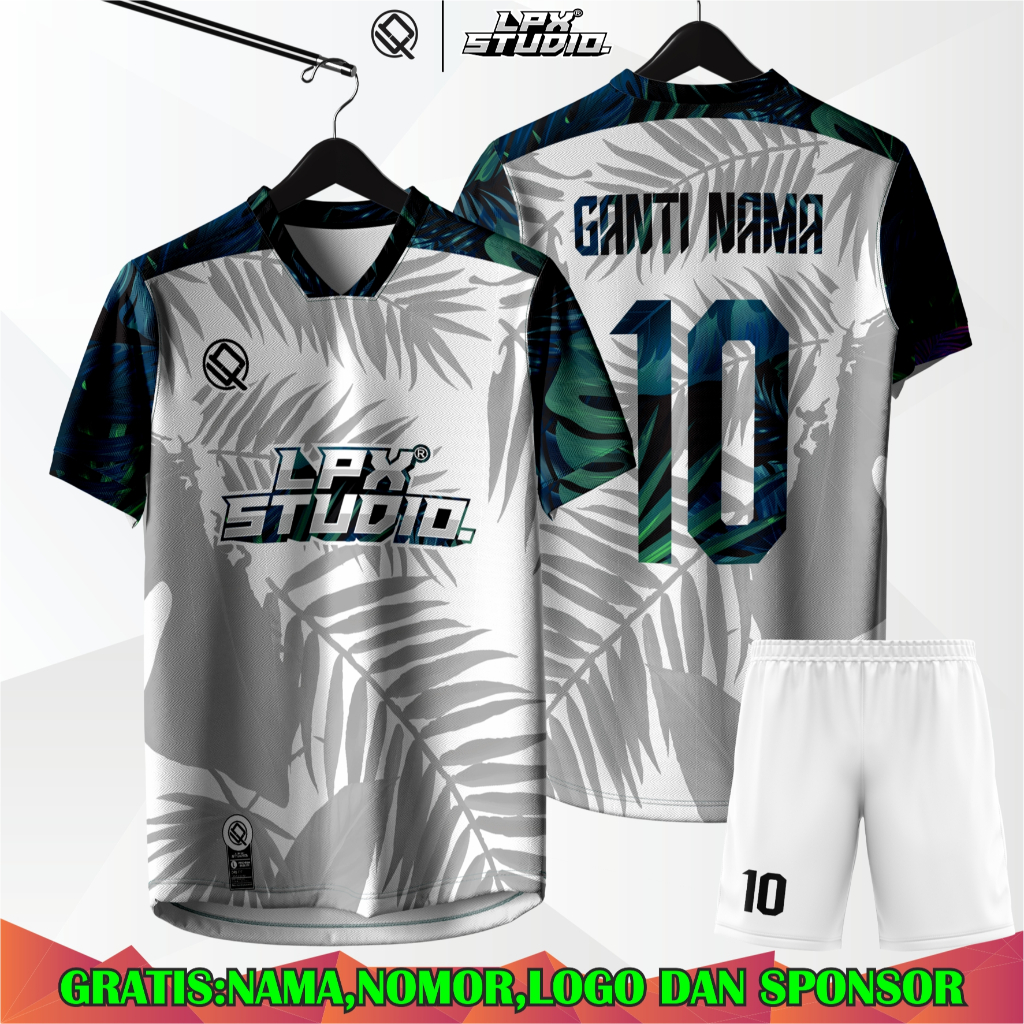 Jersey Baju Futsal | Jersey Baju Bola | Custom Printing Free Nama Punggung Nomor Dan Sponsor (Bisa Satuan)