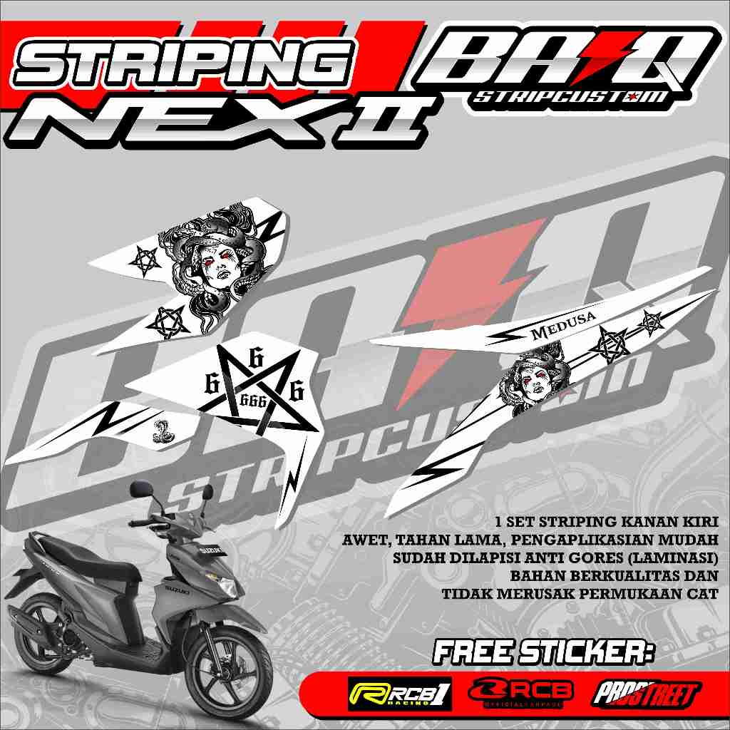 STICKER STRIPING NEX GEN 2 - STRIPING NEX GEN 2 PREMIUM GRAFIK 03