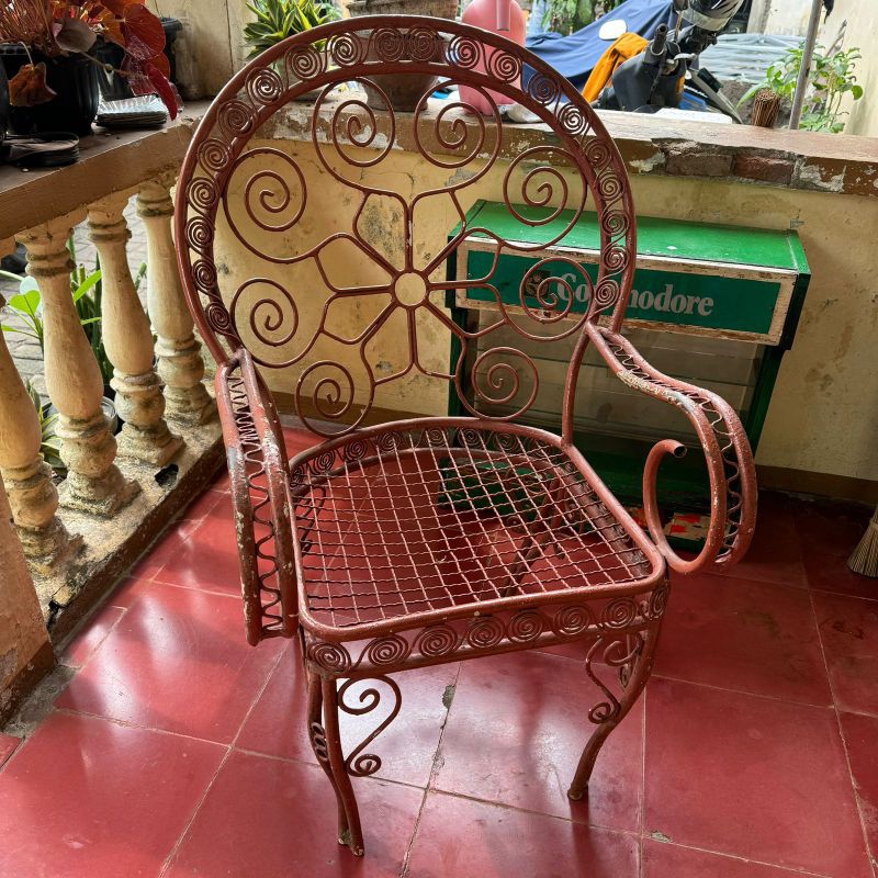 Kursi Merak Jadul Lawas Antik Motif Lama Original