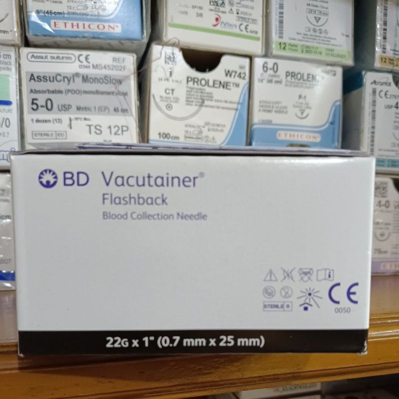 BD Vacutainer Flashback Needle 22G isi 50pc