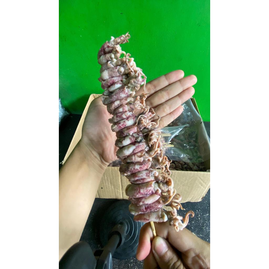 

Cumi Sate 1kg - Sate Cumi asin - Cocok buat usaha bisnis kuliner