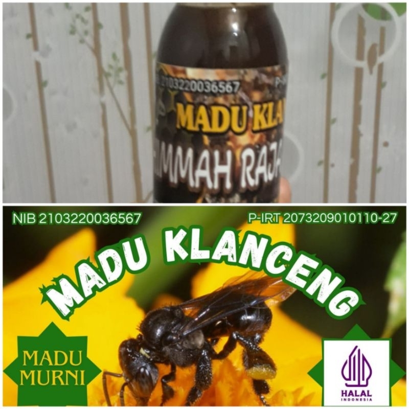 

madu murni klanceng/trigona/galo galo...100ml