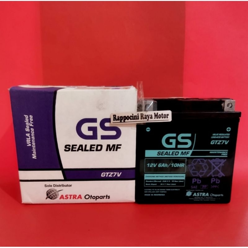 Aki Motor GS GTZ7V 12V 6ah