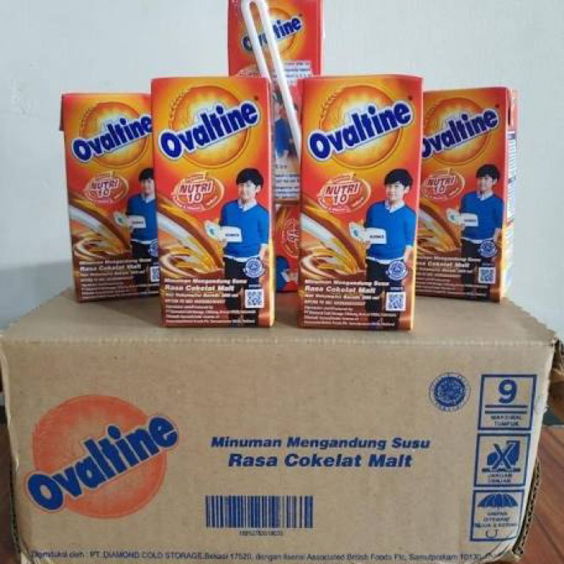 

Susu UHT Ovaltine kemasan kotak 200 ml 1 dus isi 24 pcs | susu chocomalt | susu coklat | bekal anak sekolah | snack ultah