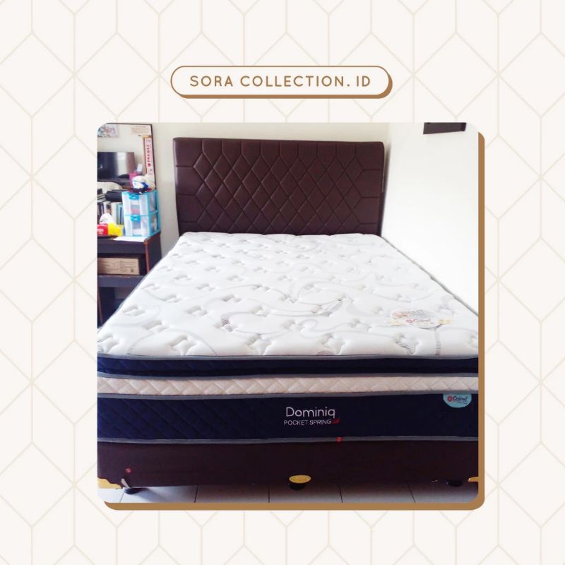 Central Springbed Dominiq Pocket Uk 180x200 cm + Divan Set Ori Central