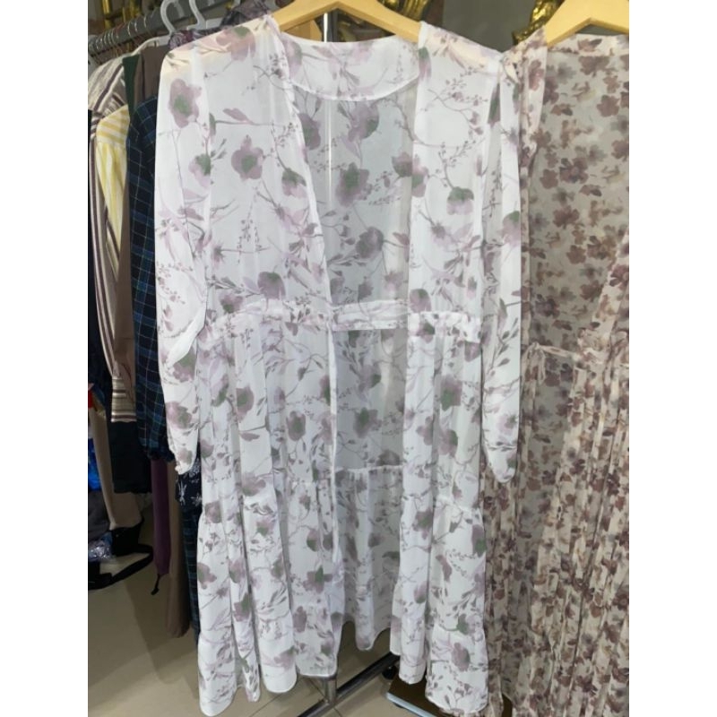 Outer Pantai / Kondangan / Santai Motif Bunga