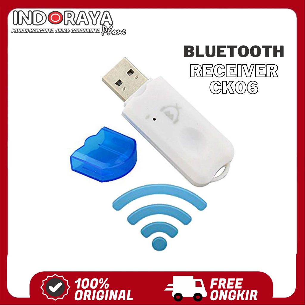 Bluetooth USB CK-06 Receiver Wireless Music Audio Easy Connect CK06 Card Reader Dongle Blutut | Ori