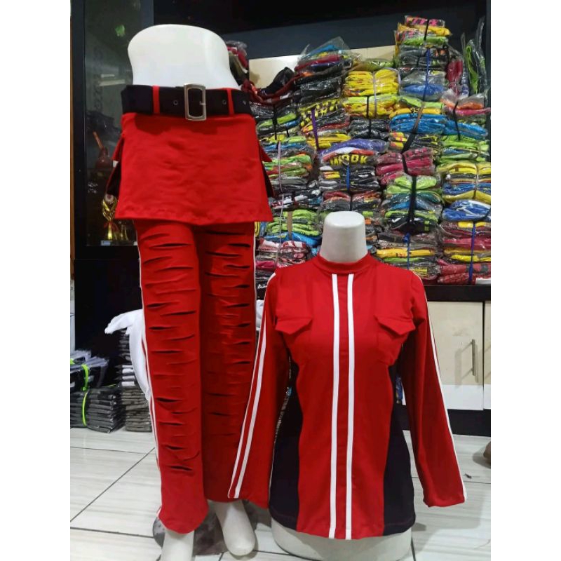 Baju senam instruktur / baju senam aerobic