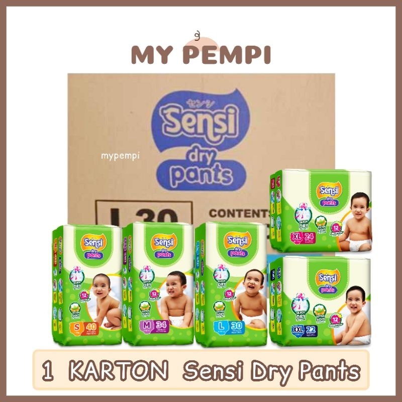 1 Karton Sensi Dry Pants S40 M34 L30 XL24 XXL22