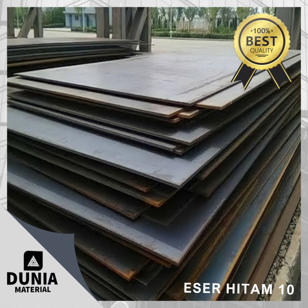 Plat Besi / Eser Hitam 10 mm