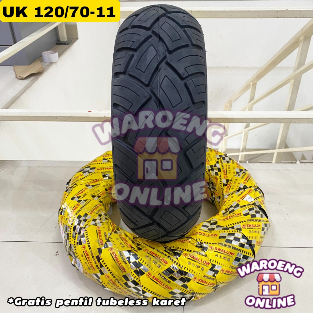 BAN SWALLOW SC-103 BAN VESPA TUBELESS RING 10 & 11 UKURAN 120/70-10 | 110/70-11 | 120/70-11