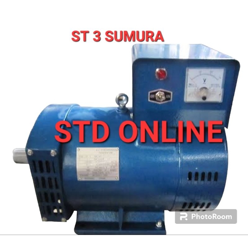 Alternator Dinamo Pembangkit Listrik STC ST 3 KW Altenator 3KW ORIGINAL TERBAIK SUMURA