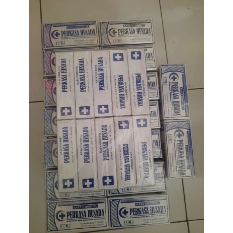 Kasa Hidrofil/ Kasa Steril Perkasa Husada 16x16 isi 10box