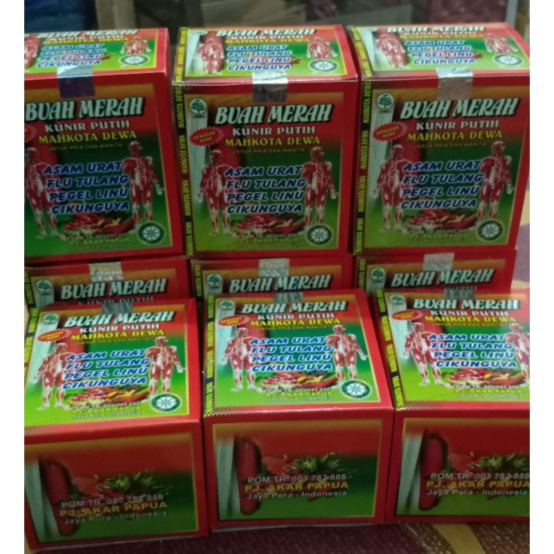 Serbuk Mahkota Dewa Buah merah plus kunir Putih