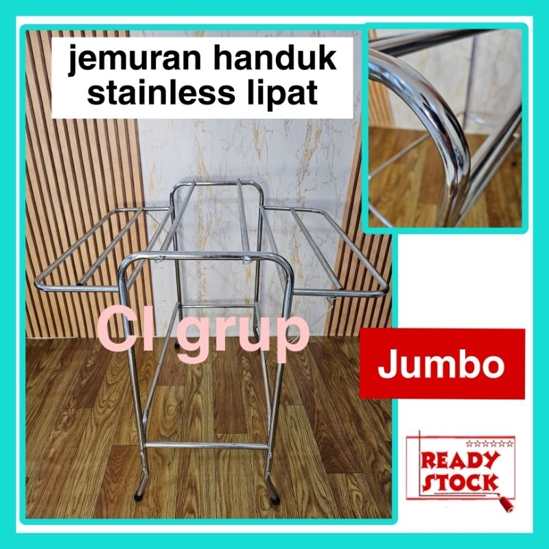 Jemuran handuk lipat jemuran handuk stainles lipat jemuran baju jemuran portable