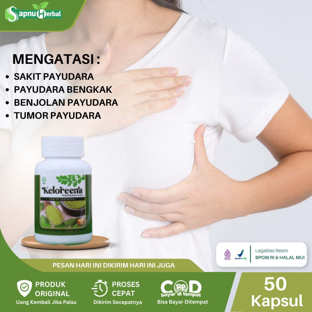 Obat Sakit Payudara, Benjolan Payudara, Payudara Bengkak, Tumor Payudara, Abses Payudara, Payudara B