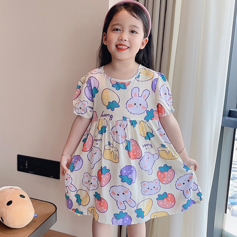 AILAND - Piyama dress anak perempuan/Daster rumahan/Piyama dress dewasa//Piyama dress couple anak da