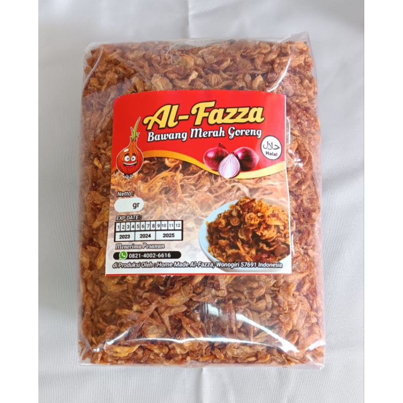 

AL-FAZZA BAWANG MERAH GORENG MURNI 500 GRAM / 0.5 KG