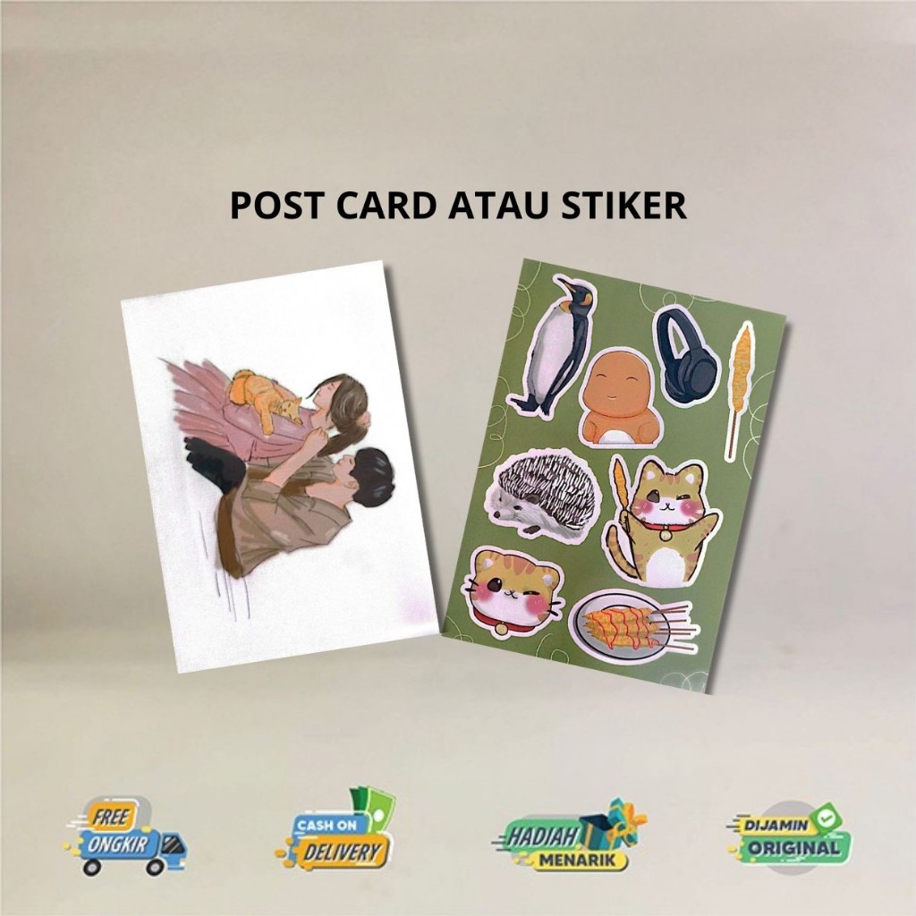 

HADIAH POSTCARD ATAU STIKER - HADIAH NARATAMA