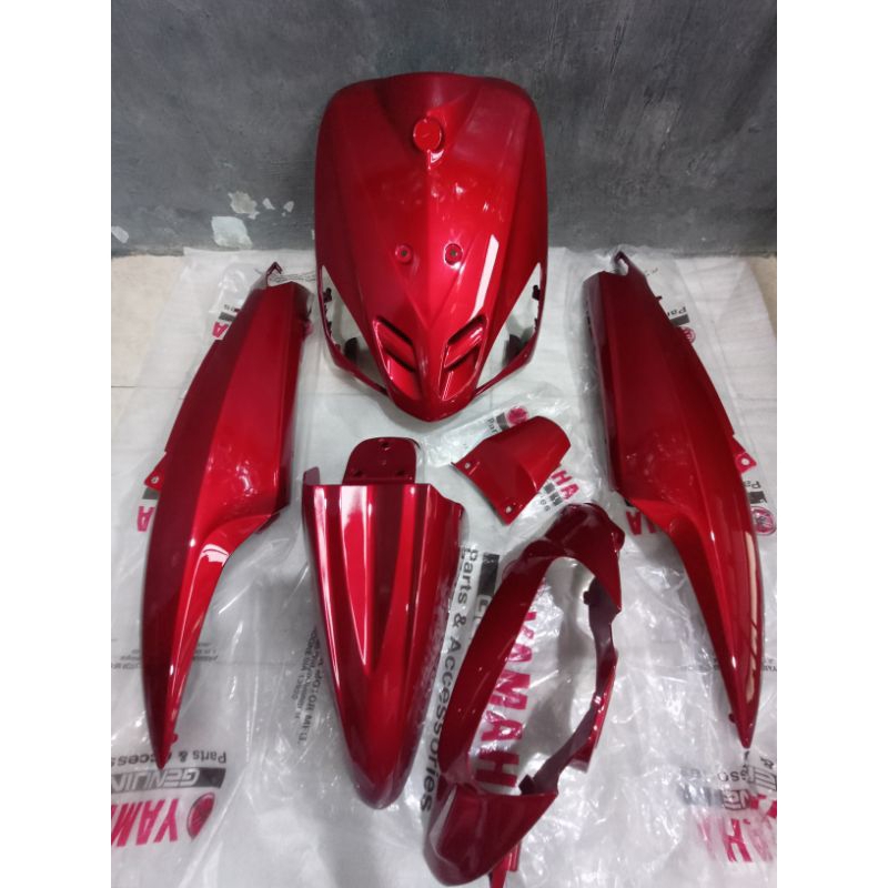 bodi Yamaha Mio sporty merah marun original 5tl