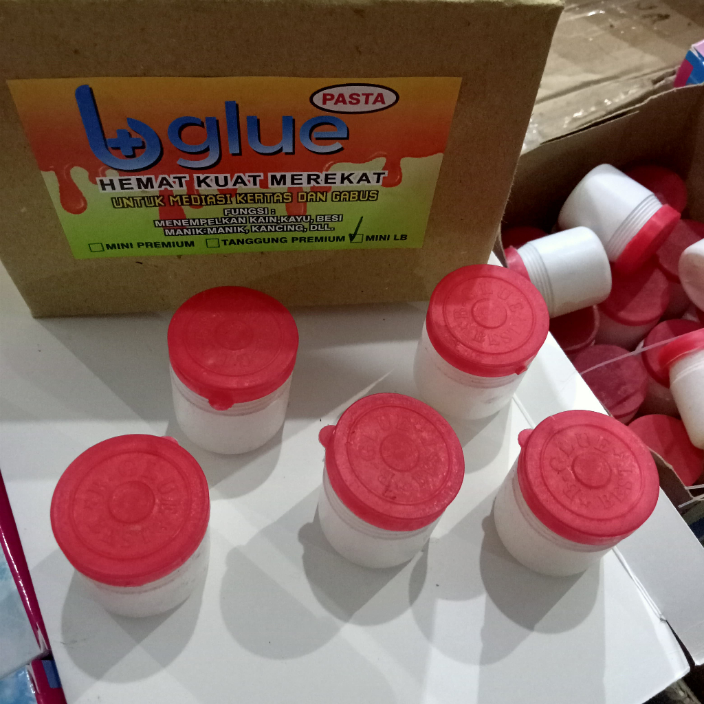 

Lem Colek Uglue Pasta / Lem Colek / Lem Pasta (1 Box, 24 Pcs)