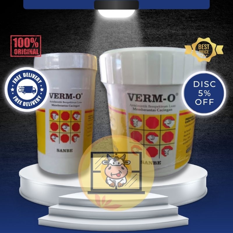 VERM O KEMASAN 12 BOLUS OBAT CACING HEWAN